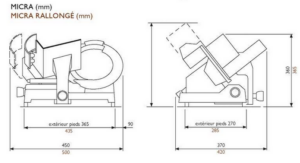 Trancheur-Micra-Roussey-Spécifications