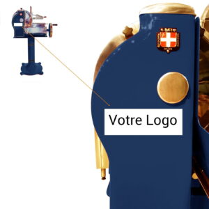 Trancheuse-Manuelle-Volant-Bleu-Carter-Personnalisé-370