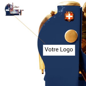 Trancheuse-Manuelle-Volant-Bleu-Carter-Personnalisé-370-Sans-Pied